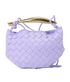 Intrecciato Baby Sardine, &pound;1,200, Handbags, Purple, Leather, Back view